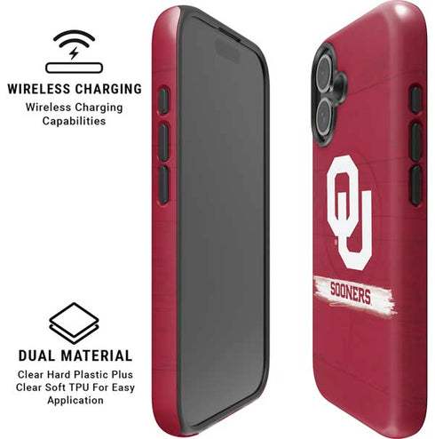 University of Oklahoma Sooners iPhone 16 Plus Magsafe Impact Case